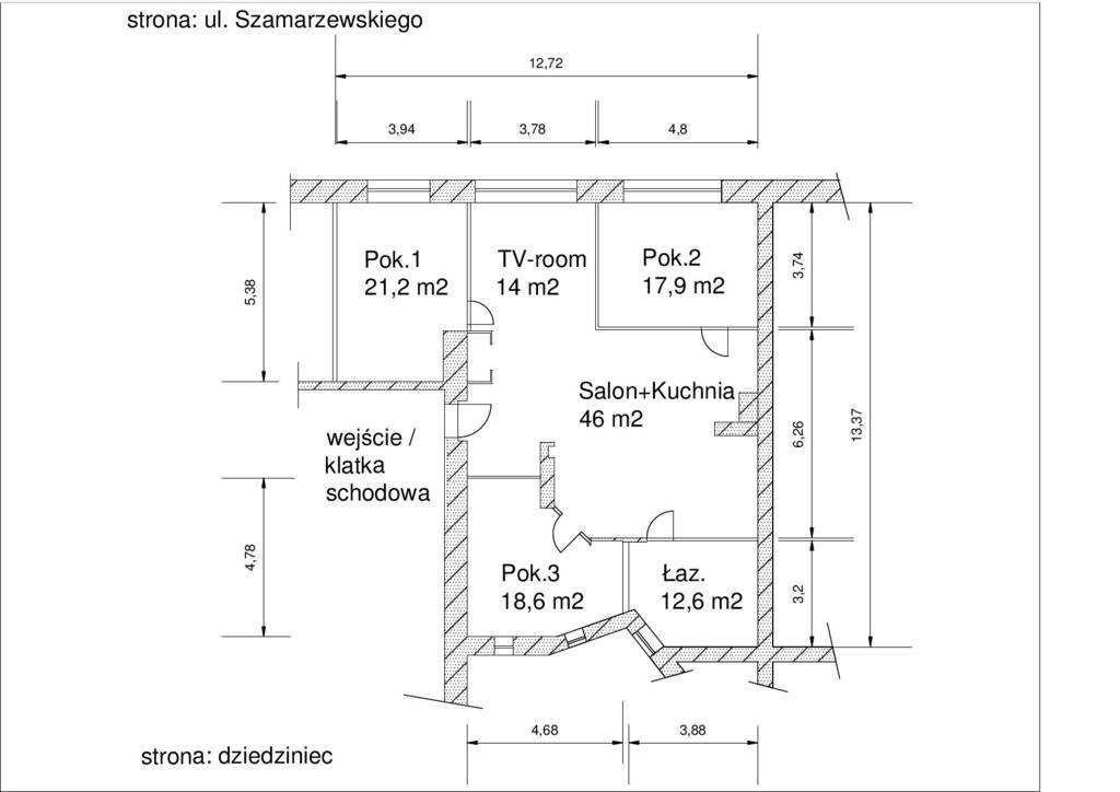 Flat In Central Poznan公寓 客房 照片